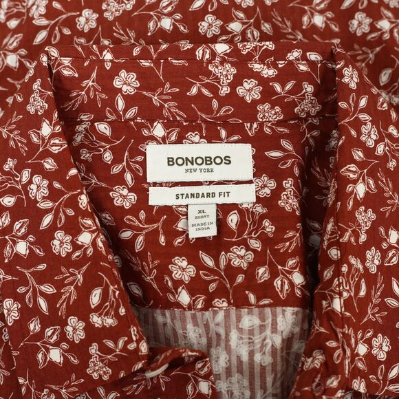 Bonobos Riviera Short Sleeve Men's Shirt Floral Standard Fit Short XL New 283384 - Picture 11 of 11
